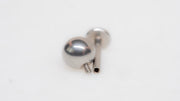 Silver Ball Stud Earrings, Surgical Steel Tiny Dot Stud Earrings, Small Ball Studs, Screw Back Earrings, Flat Back Studs, Tragus Earrings