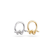 Hinged Snake Septum Ring /Snake Septum Clicker/Cartilage Earring- Surgical Steel Hinged Septum Ring- 16G Cartilage Hoop/ Septum Ring