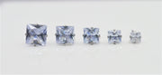 CZ Square Studs-Clear CZ Stud Earrings Pair -Black Stone Square Gem Stone Earrings for men Cubic Zirconia Studs Guys Stud Earring