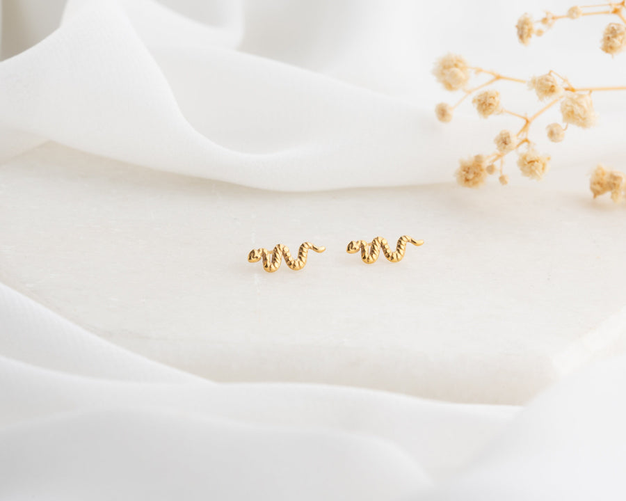 20G/18G/16G Snake Push Pin Labret • Threadless Flat Back Earring • Tragus Stud • Flat Back Stud • Helix Stud • Cartilage Stud • Nose Stud