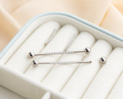 ASTM F136 Implant Grade Titanium Internally Threaded Basic Industrial Barbell, 14g, Internally Threaded piercing jewelry